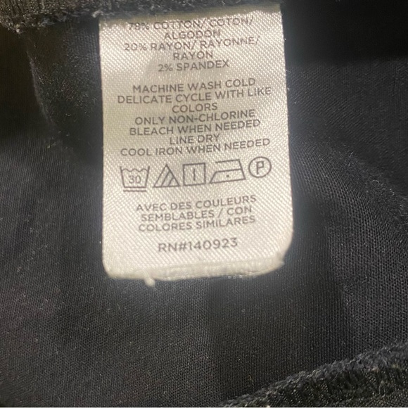 LOFT High Waist Curvy  Black Women's Shorts - Picture 4 of 5